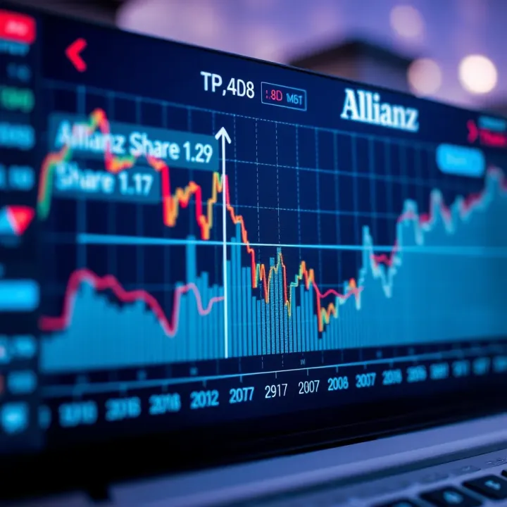 Trends and Fluctuations in Allianz Share Price Graph showing trends and fluctuations in Allianz share price over time