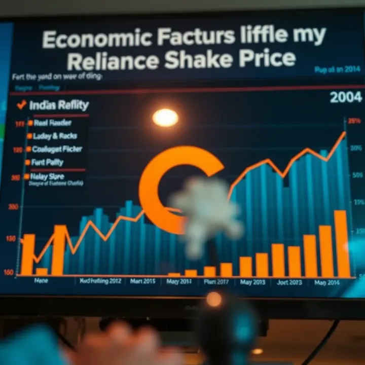 Infographic illustrating economic and industry factors influencing Reliance Industries' stock value
