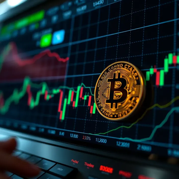 Graph depicting recent price fluctuations and trends of Bitcoin Cash coin