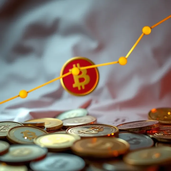Graph showing projected growth trend of BitTorrent Coin value in Indian Rupees