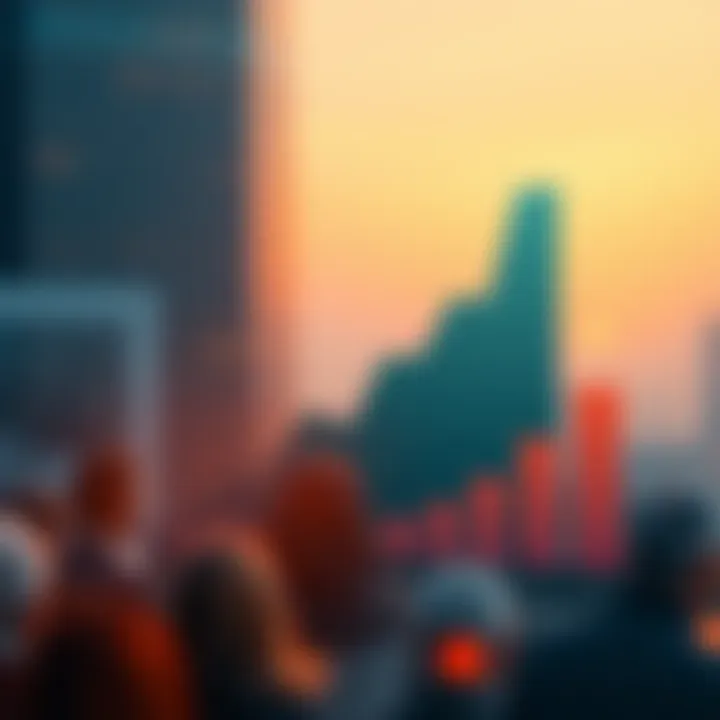 Graph illustrating the historical and projected growth trends of Reliance Industries share price influenced by market dynamics and strategic initiatives