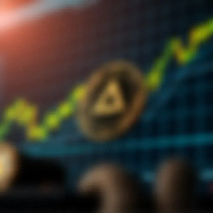 Graph showing Ava Coin price trends with market fluctuations