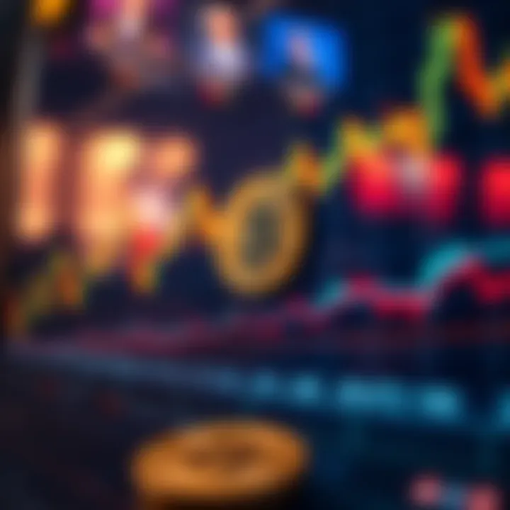 Graph showing Bitcoin price trends influenced by market dynamics and investor activity