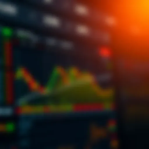 Trading Platform Dashboard with Market Data and Charts Dashboard interface of a real trading platform showing charts, market data, and trading options