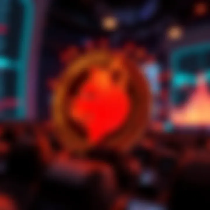 Creative representation of Dogecoin symbol integrated with futuristic digital elements