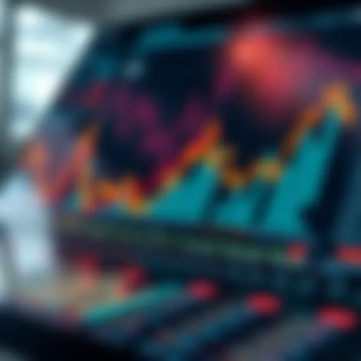 Illustration of financial charts and industry data reflecting factors influencing Reliance Power's market valuation
