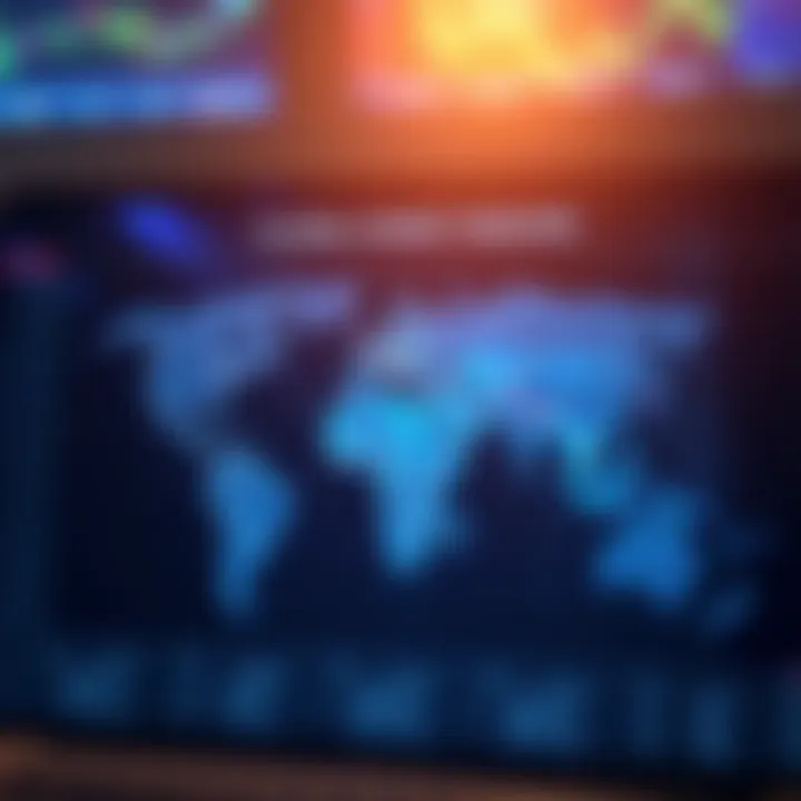 Global Forex Market Sessions and Their Impact on Indian Trading Hours World map highlighting major forex market sessions impacting Indian traders