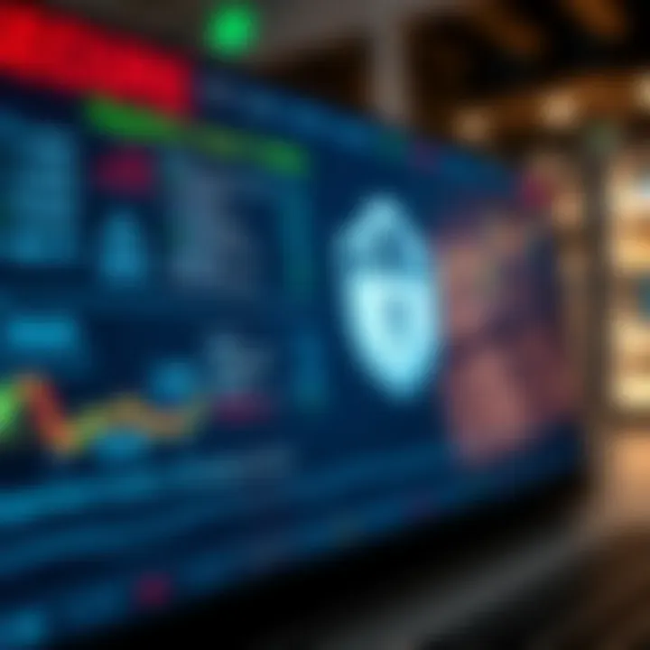 Secure digital interface showing regulatory compliance and safety features