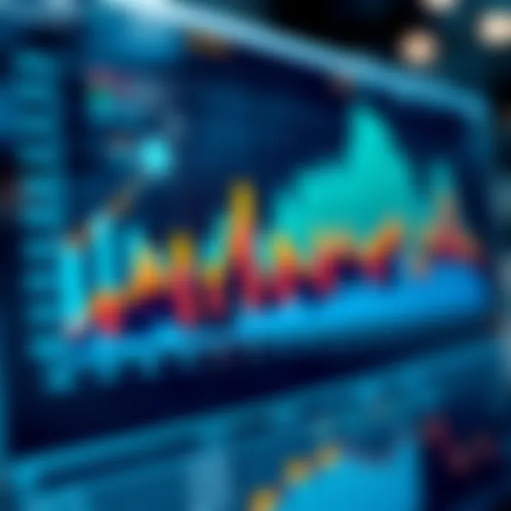 Graph depicting market trends and future growth opportunities in digital content distribution