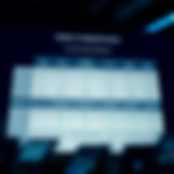 Comparison chart illustrating key features and security measures of Quotex against competitor platforms