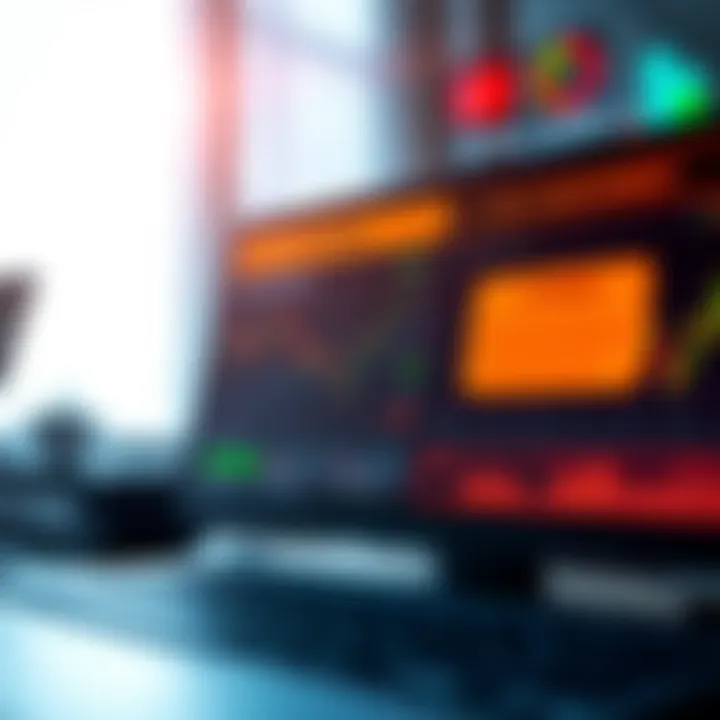 Conceptual artwork of a digital trading dashboard highlighting risk warnings and compliance notices for Indian traders