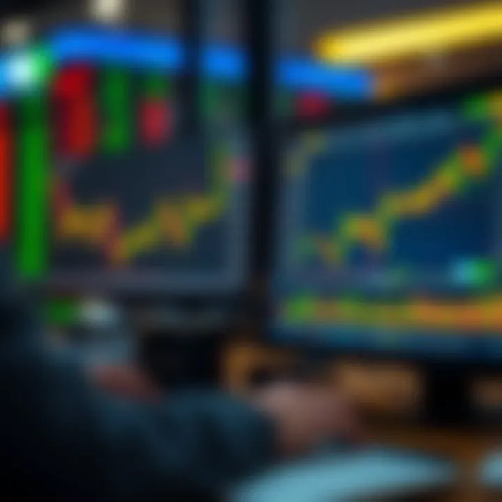 Comparison between risk-free demo trading platform and live market trading interface