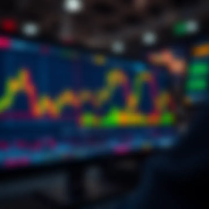 Illustration of risk-free currency trading with virtual money on a digital screen