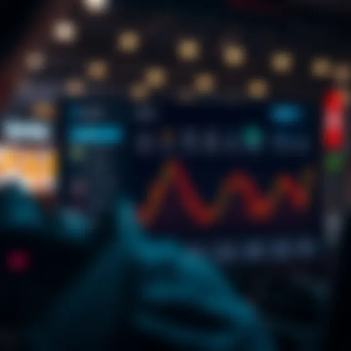 Interface displaying Qutoex platform features and user tools