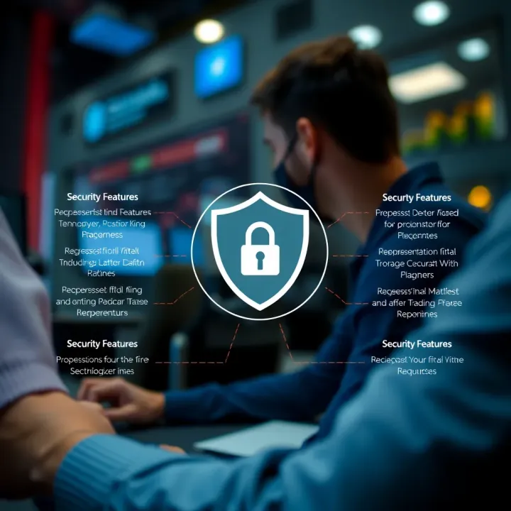 Security Features and Common Challenges in Forex Trading Platforms Diagram illustrating key security features and challenges in forex trading platforms for Indian market