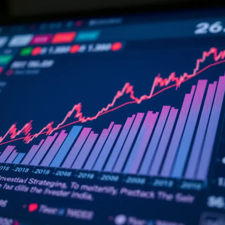 Investment Strategies and Market Presence in India Financial chart highlighting investment growth and strategy trends within the Indian market