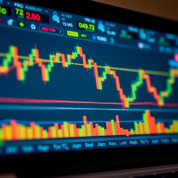 Key Technical Indicators Influencing Dogecoin Price Prediction Technical indicators like moving averages and RSI displayed on a cryptocurrency trading screen