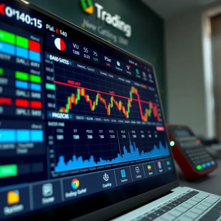 Trading Dashboard with Key Features on Expert Option Dashboard displaying trading tools and features on Expert Option after successful login
