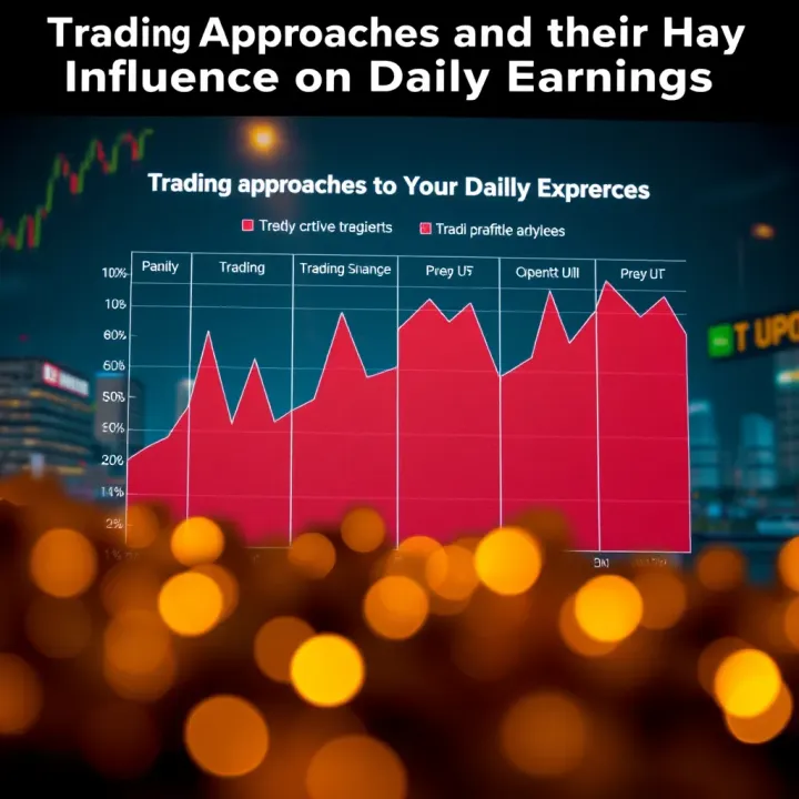 Chart illustrating various trading styles and their impact on profit potential