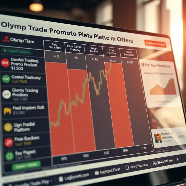 Comparison chart illustrating various trading platform promotions and bonuses