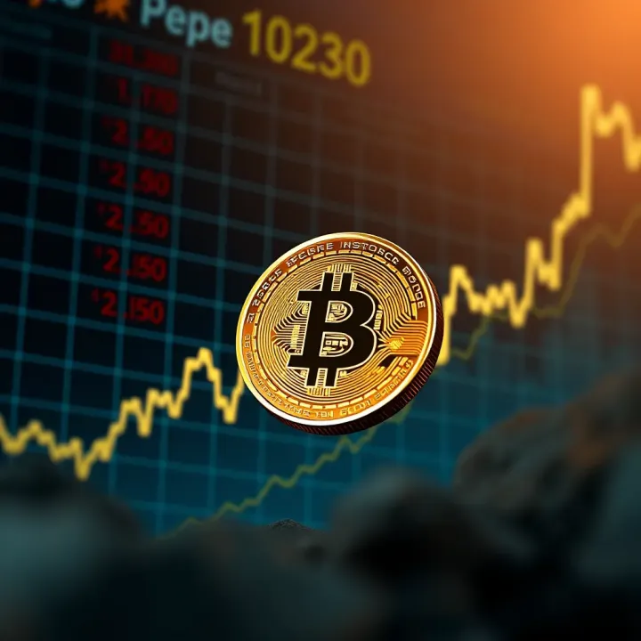 Graph showing the projected price trends of Pepe Coin over the next decade