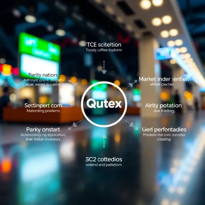 Diagram illustrating the core concepts and market structure of Qutex trading platform