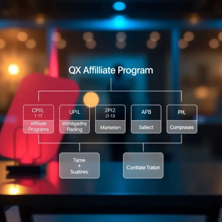 QX Affiliate Program Structure and Flow Diagram illustrating the structure and flow of QX affiliate programs for partners in India