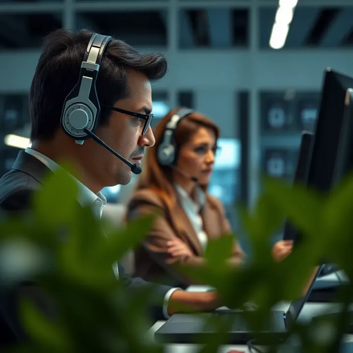 Customer support team assisting traders with inquiries through digital communication tools