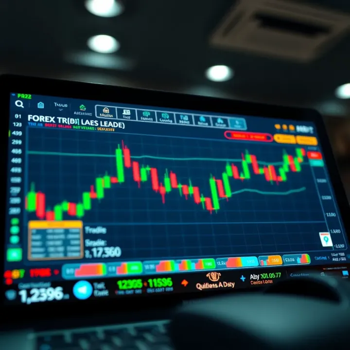 Illustration of forex trading platform with indicators of compliance and secure transactions under RBI guidelines