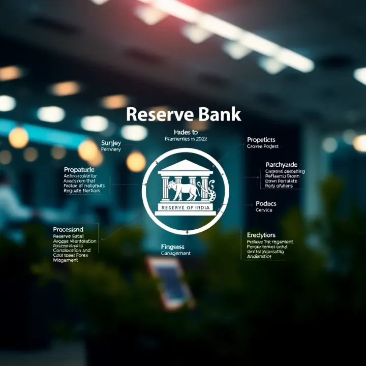 Diagram showing the Reserve Bank of India's regulatory framework for forex brokers in India
