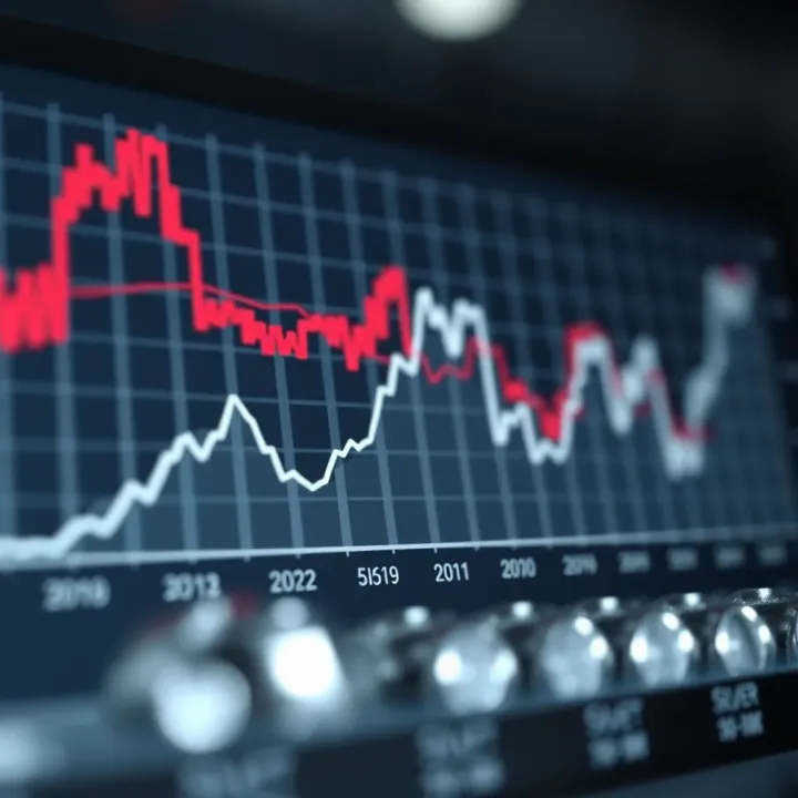 Graph showing the fluctuations of silver prices over time in the Indian market