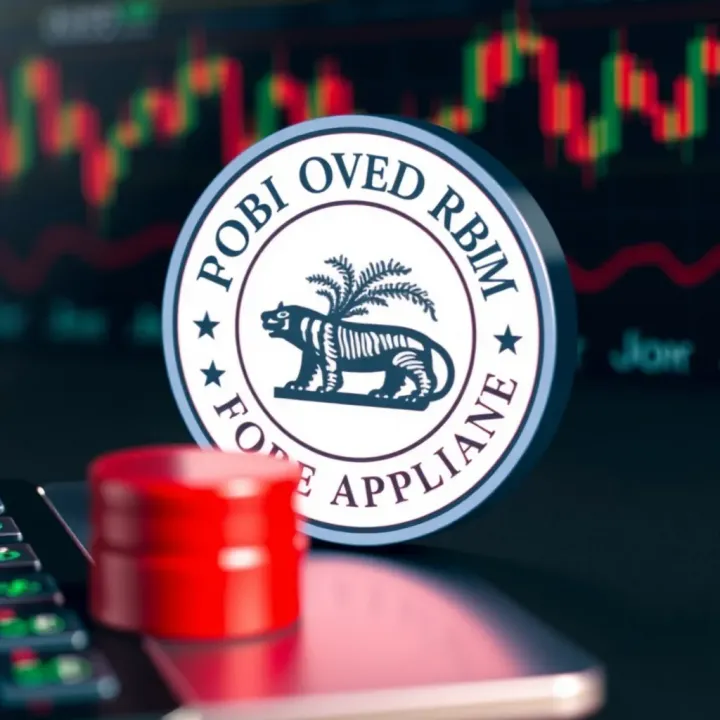 Illustration showing compliance and regulation symbols representing RBI approval in forex trading