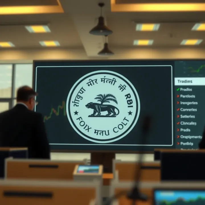 Diagram showing the regulatory framework of forex brokers under the Reserve Bank of India