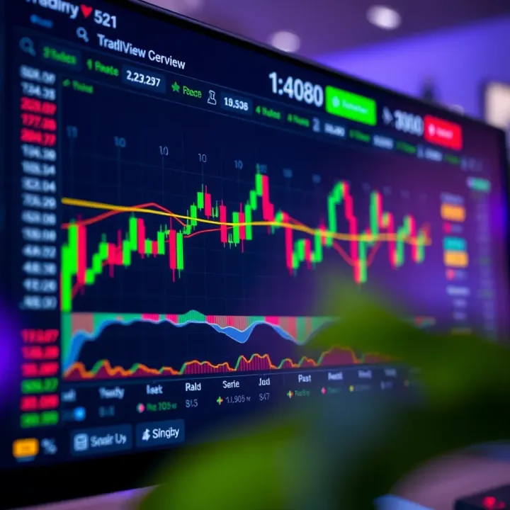 Interactive TradingView Chart Featuring Real-Time Market Data and Indicators Interactive TradingView chart displaying multiple financial indicators and real-time market data