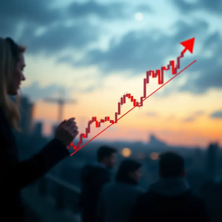 Illustration of Fibonacci extension levels forecasting potential price targets in an upward trend